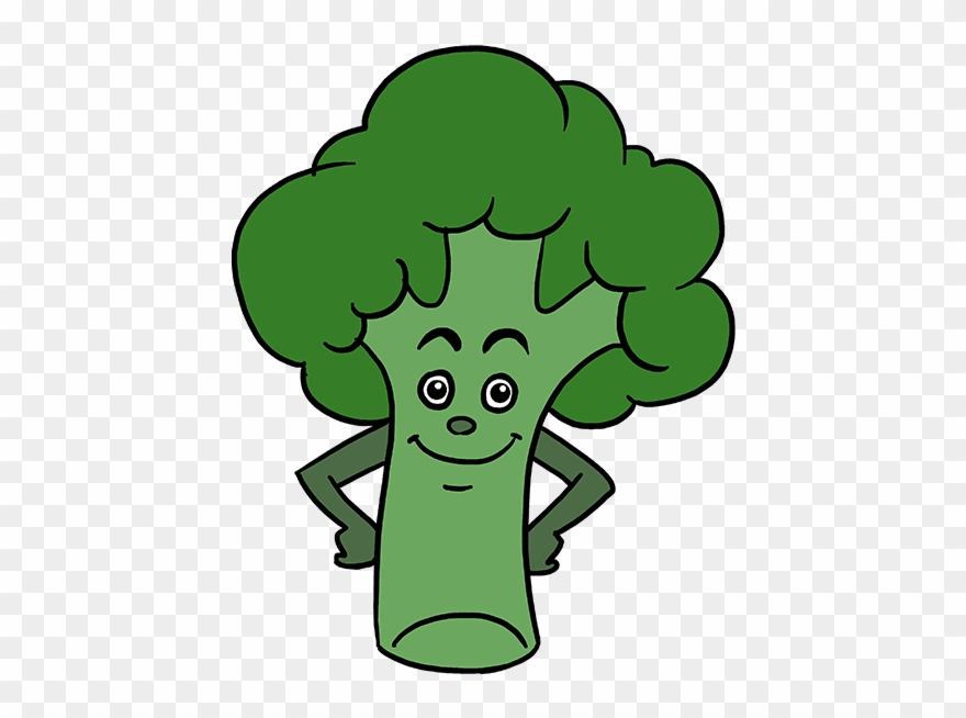 How To Draw Broccoli Clipart