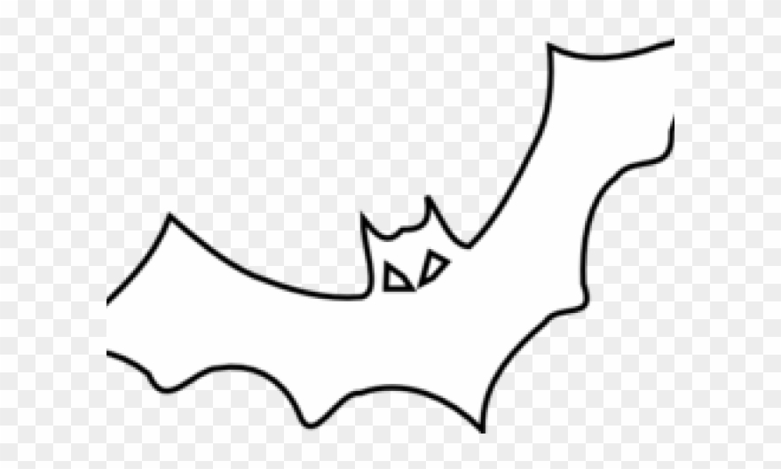 Sketch Clipart Bat - Png Download