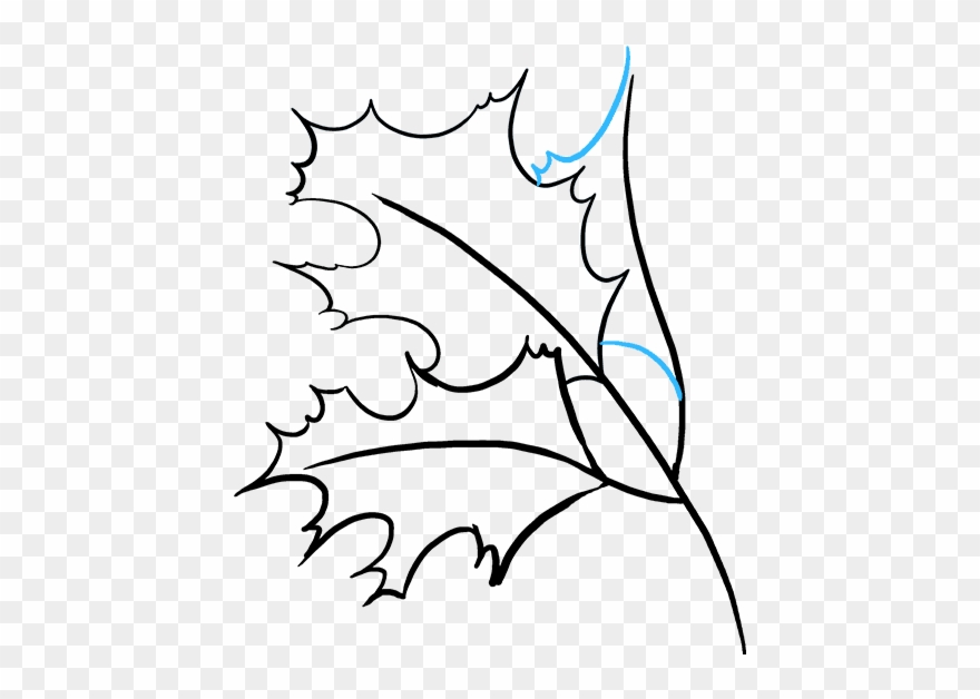 How To Draw Fall Oak Clipart