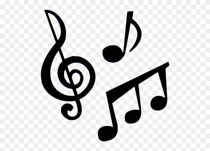 Music Notes Clipart Trail - Png Download
