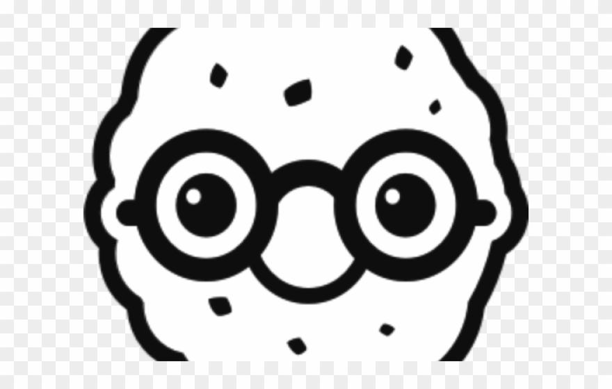 Bw Clipart Cookie - Png Download