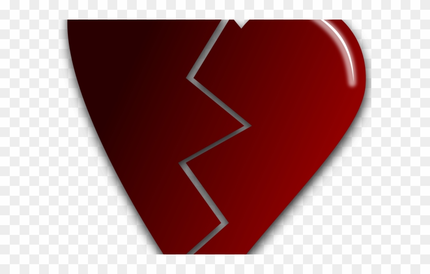 Broken Heart Clipart Transparent Background - Png Download