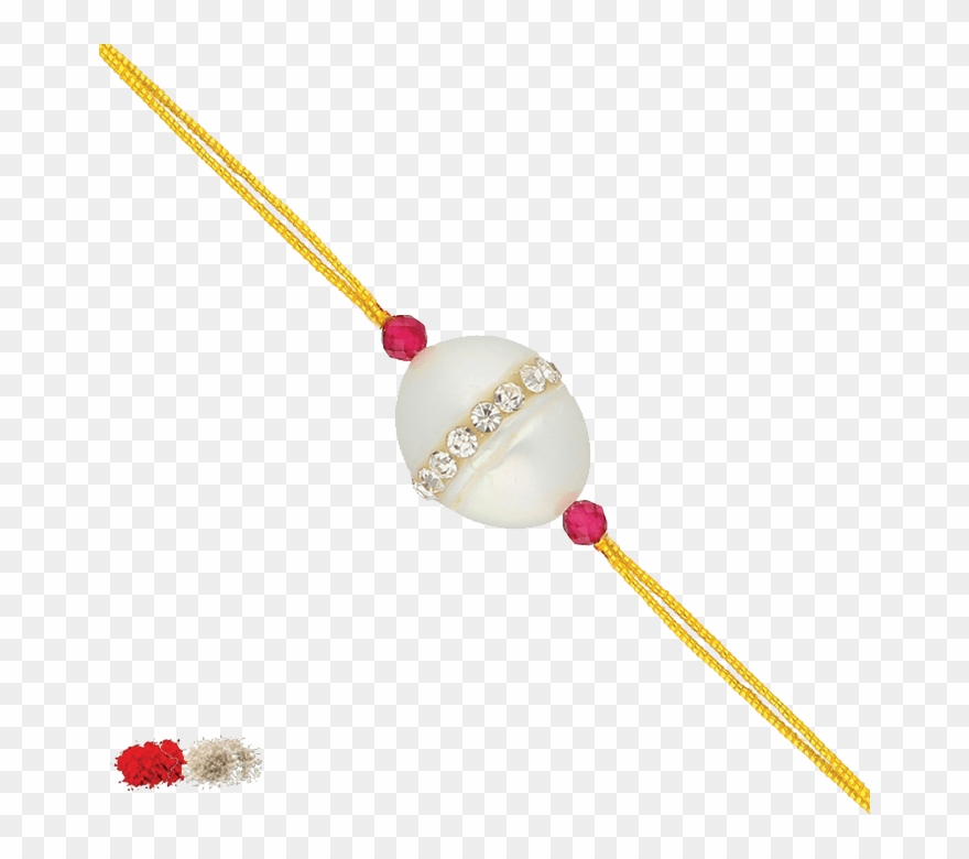 Sri Jagdamba Pearls Cz Pearl Rakhi Jpjun 18 Clipart