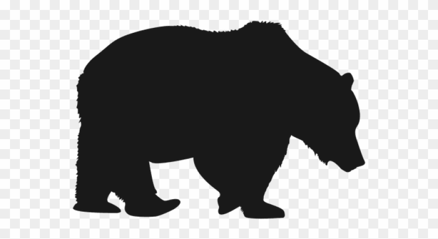Black Bear Clipart Vector - Png Download