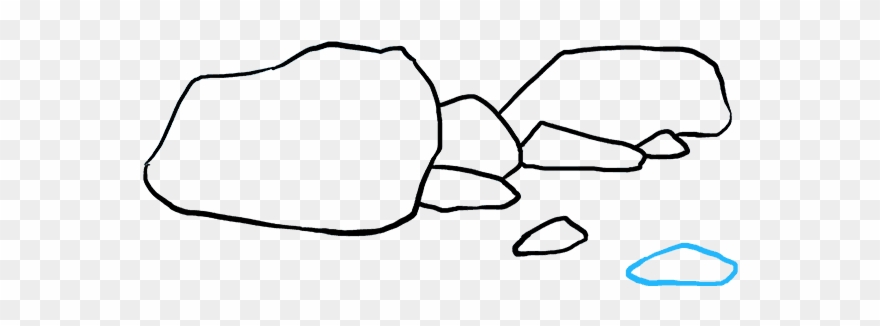 How To Draw Rocks Clipart