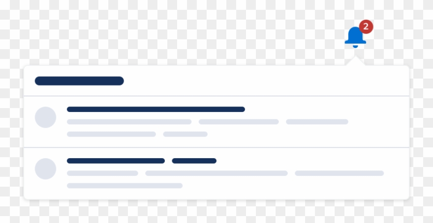 Notification Informs Users Of Relevant Activities Across Clipart