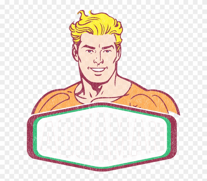 Dc Comics Aquaman Sign Women's T-shirt Clipart