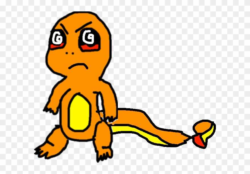 Pokemon - Charmander Faint Clipart