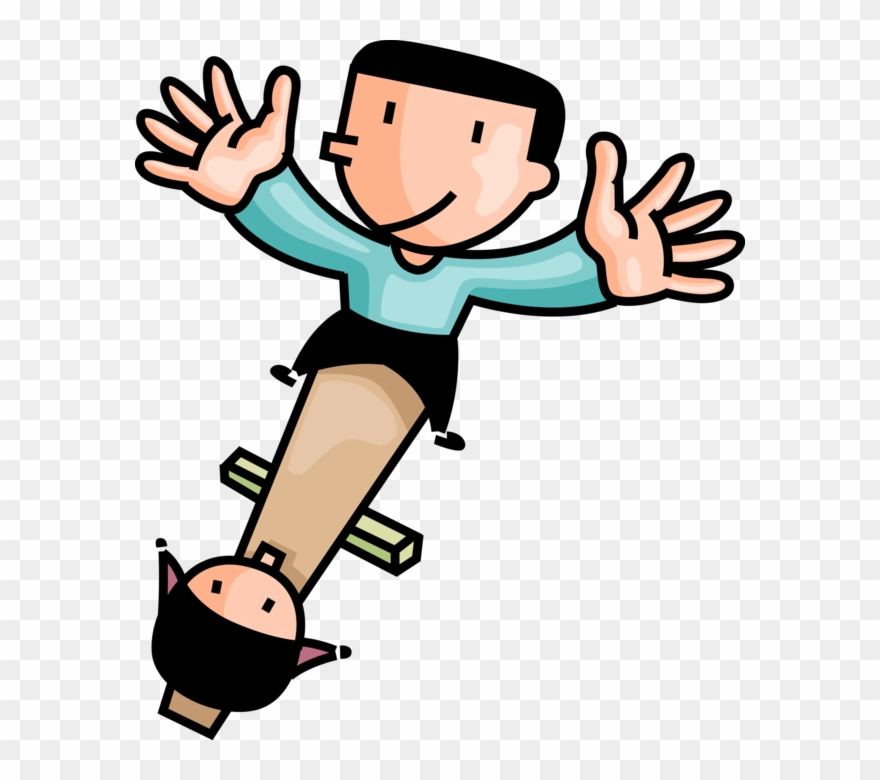 Vector Illustration Of Children Playing In Playground Clipart