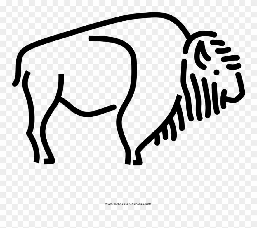 Bison Coloring Page With Ultra Pages Clipart