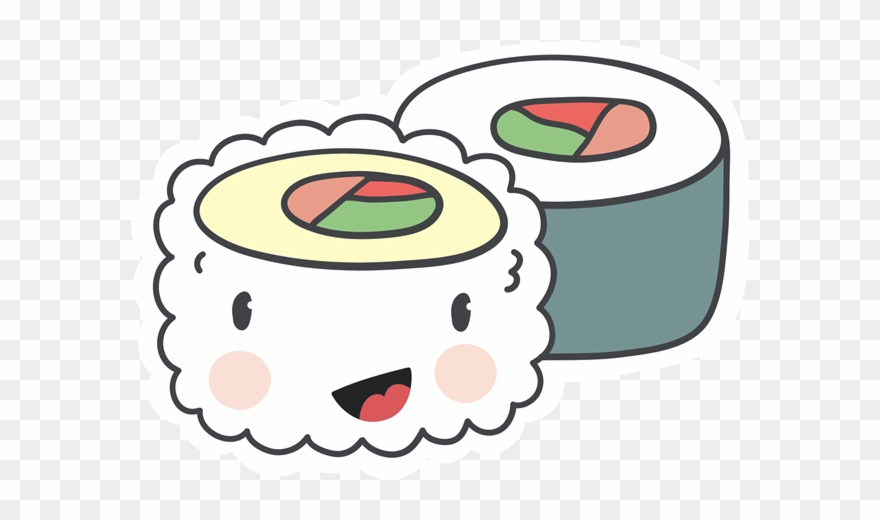 Happy Sushi Clipart