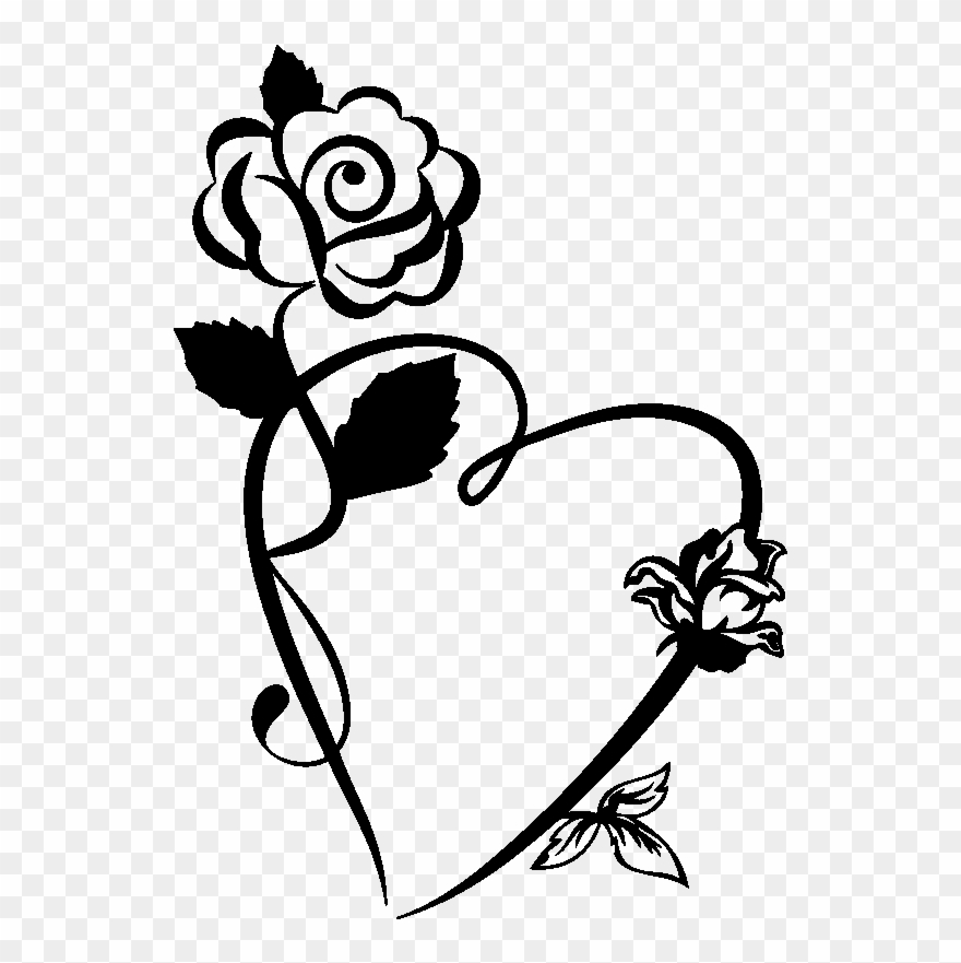 Sticker Fleur Le Bouquet De Coeur Ambiance Sticker Clipart