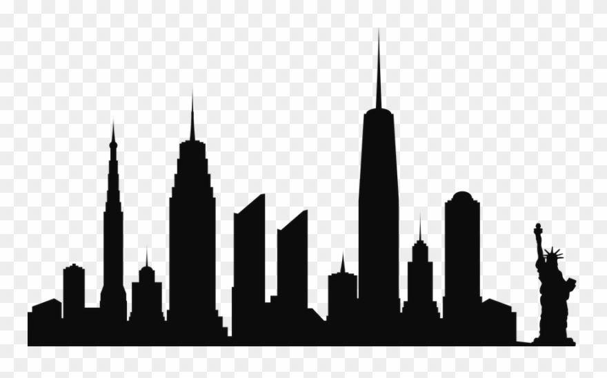 Free Png New York City Skyline Silhouette Png Png Clipart