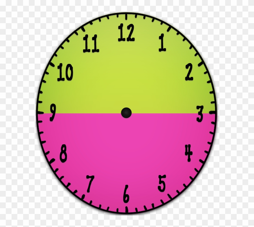Clock Clipart Colored - Png Download