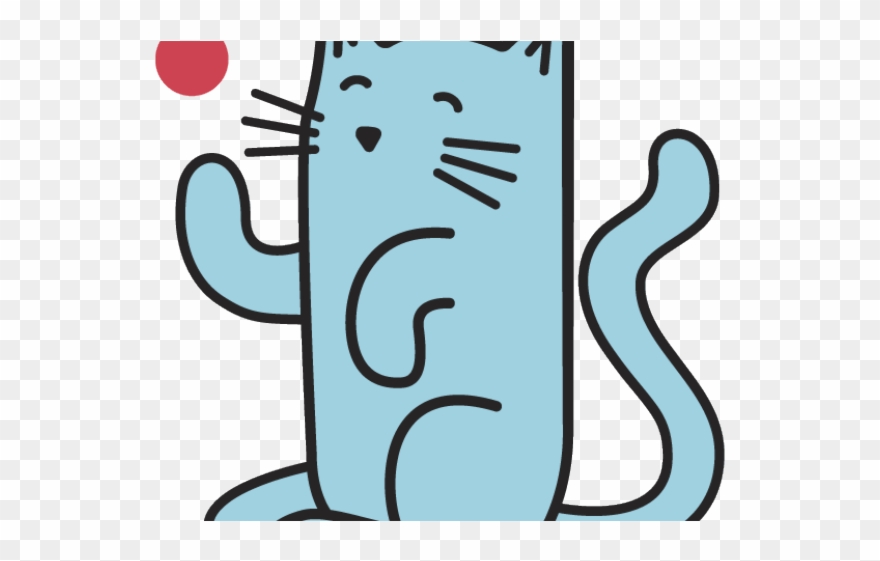 Cat Clipart Drinking Water - Png Download