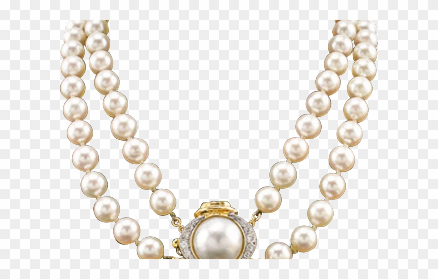 Necklace Clipart Pearl Strand - Png Download
