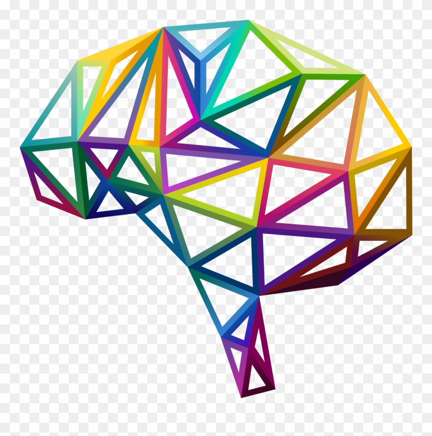 Colored Brain Clipart