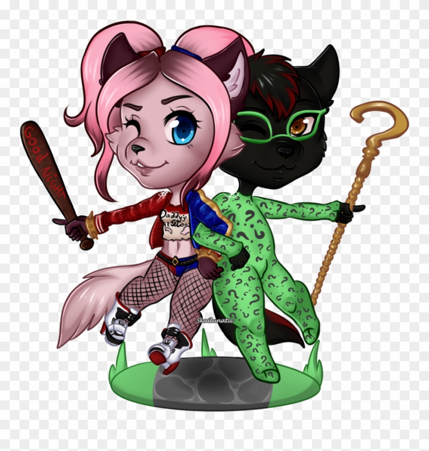 Harley And Riddler Clipart
