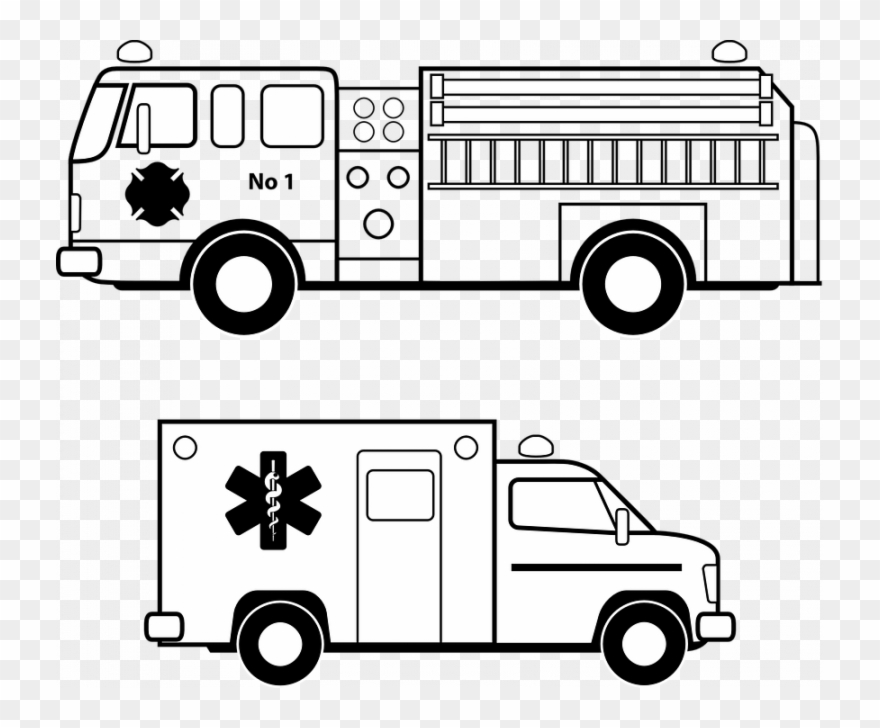 Fire Truck Vector Free Ambulance Emergency Fire Free Clipart