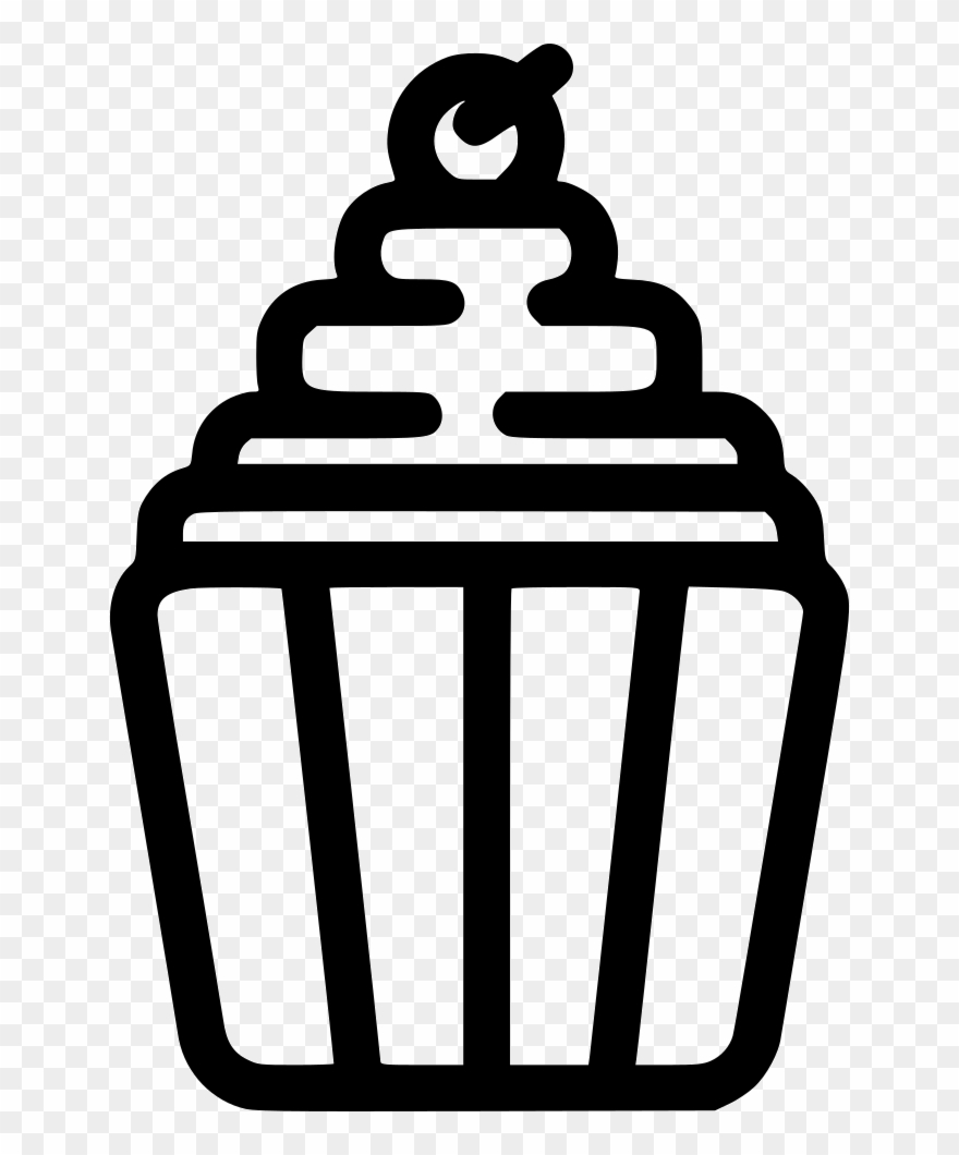 Cupcake Comments Clipart