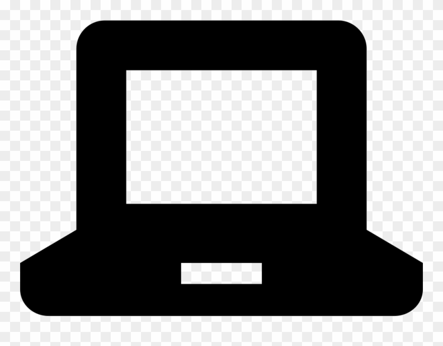 Small Open Laptop Comments Clipart