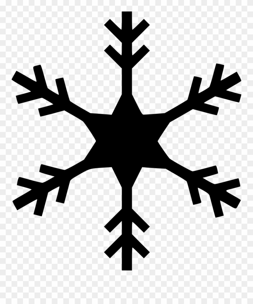Snowflake Comments Clipart