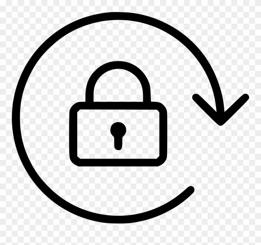 Rotate Locked Lock Arrow Clipart