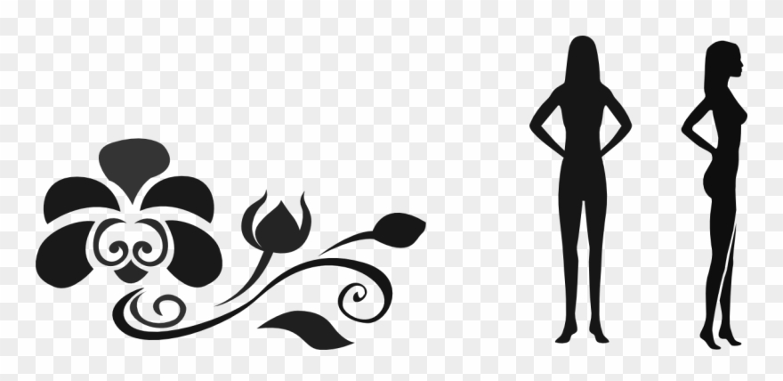 Orchid Body Shape Clipart