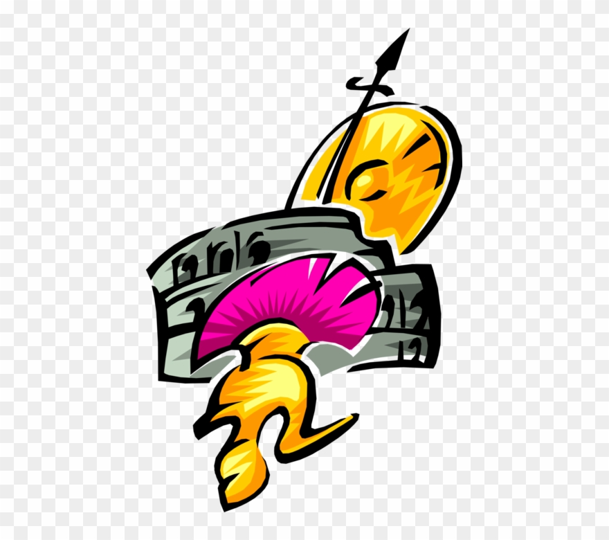 Vector Illustration Of Classical Greek And Roman Mythology Clipart