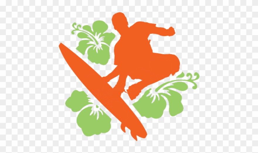 Surfboard Clipart Colorful - Png Download