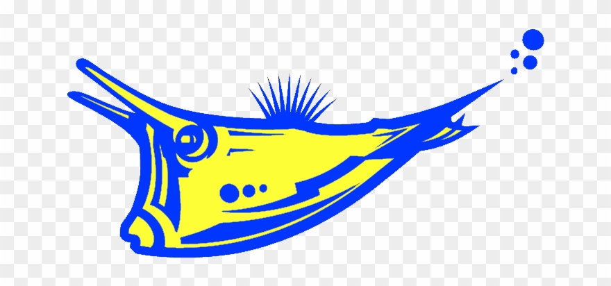 Final Logo Cowfish No Bckgrnd Yellow Blue 1 Clipart