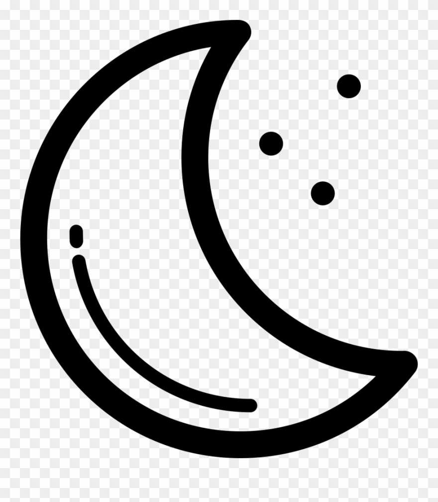 Moon Outline Png Clipart