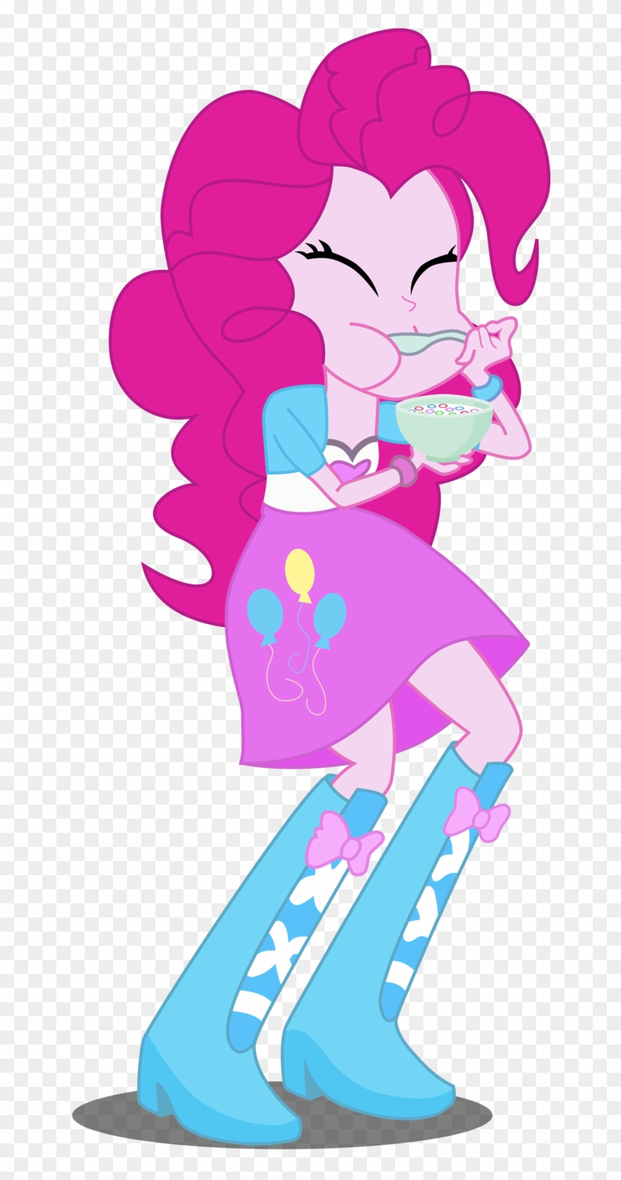 Some People Eats An Imaginary Bowl Of Cereal When They Clipart