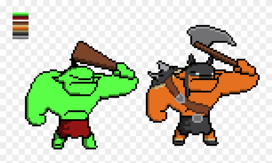 Orc And Smorc Orc Clipart