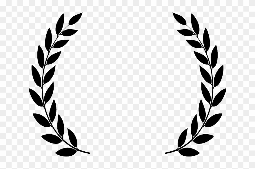 Wreath Clip Art Black And White - Png Download