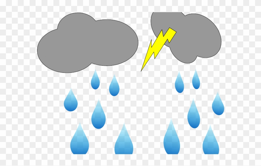 Thunder Clipart Stormy Day - Png Download