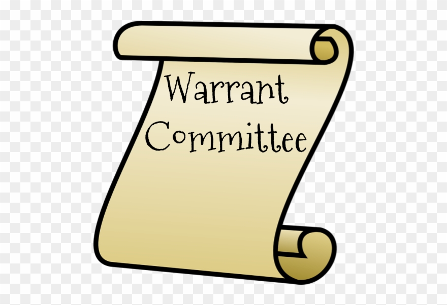 Warrant Committee Election Clipart