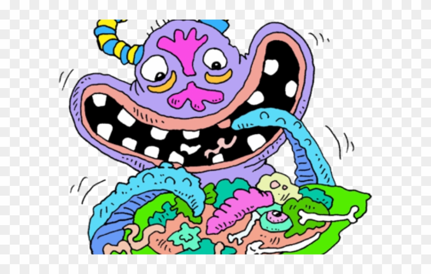 Monster Clipart Food - Png Download
