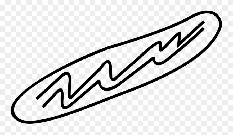 Vector Illustration Of Surfing Surfboard In Ocean Surf Clipart