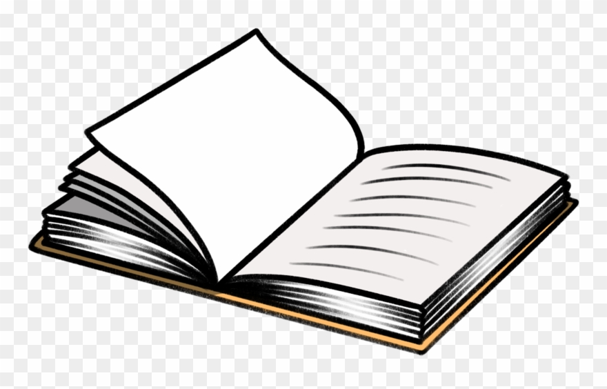 Open Book Clipart - Png Download