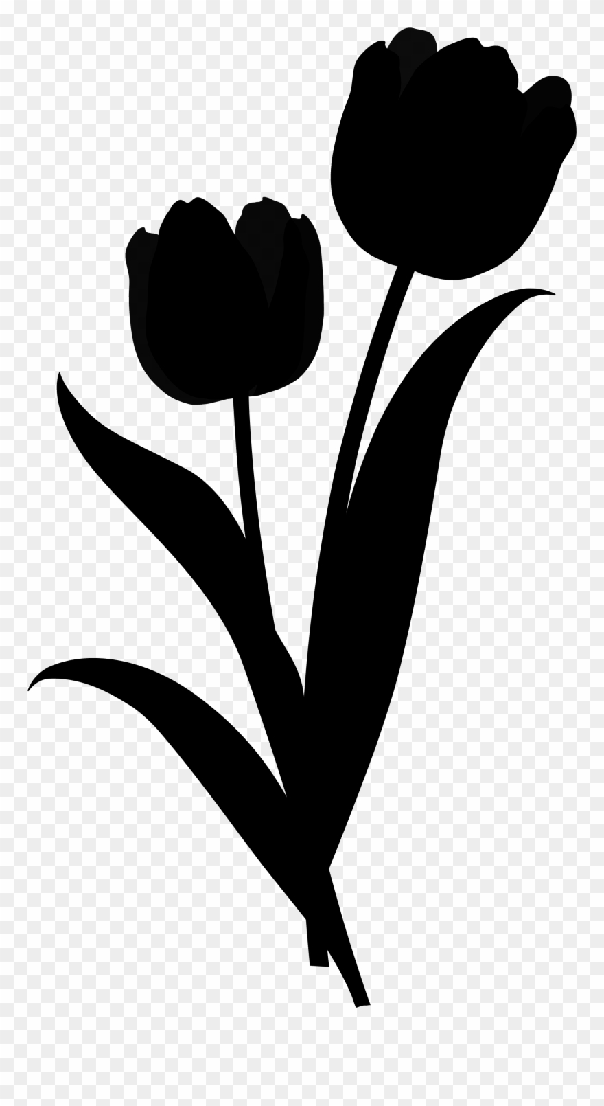 Tulip Silhouette Clipart