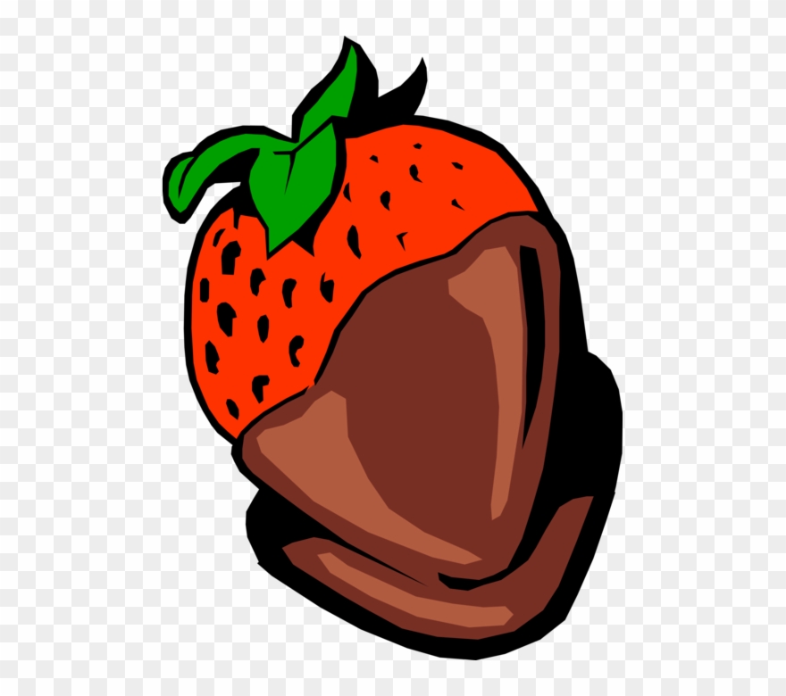 Vector Illustration Of Garden Strawberry Edible Fruit Clipart