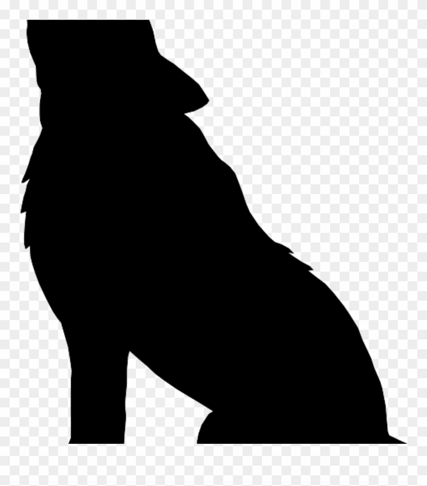 Wolf Howling Clipart Personal Insignia Share Your Original - Png Download