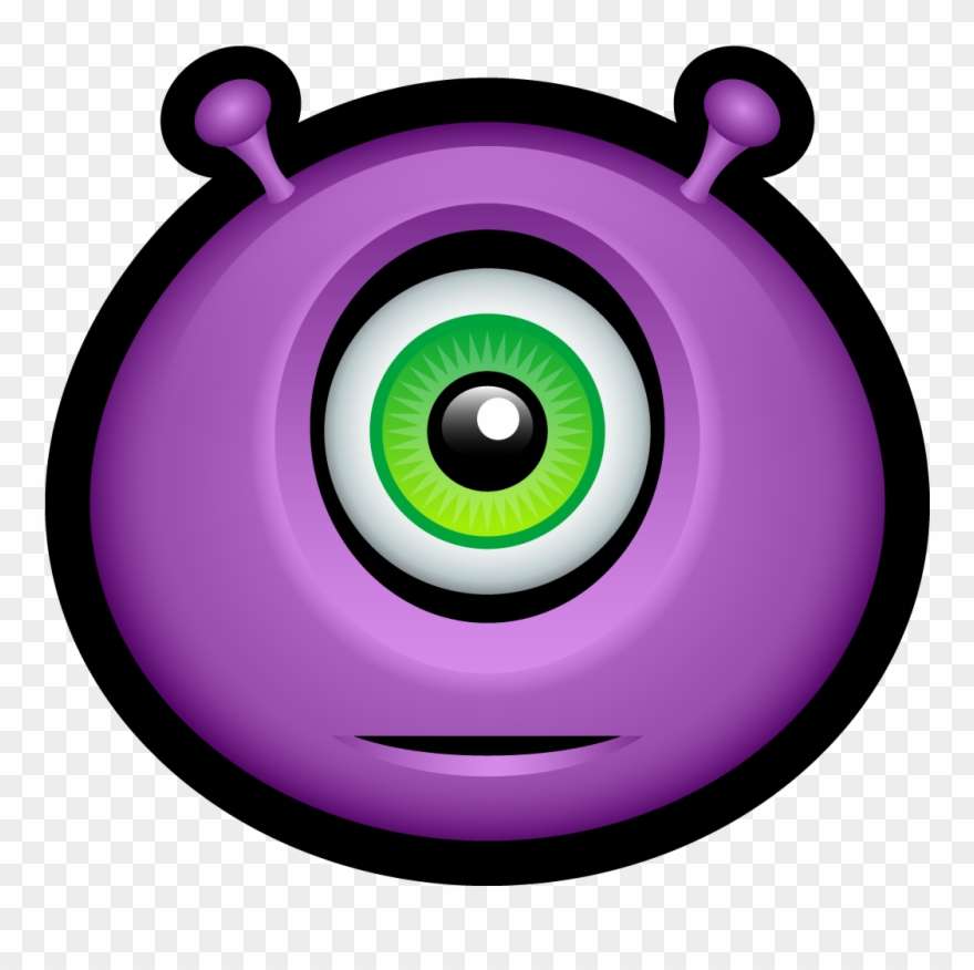 Monsters Clip Monster Face - Png Download