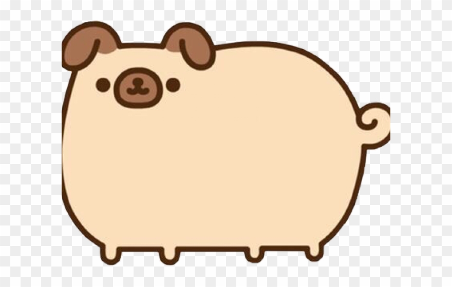 Drawn Pug Pusheen Clipart