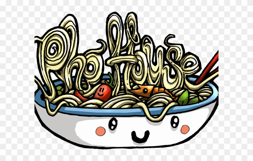 Chicken Soup Clipart Pho Soup - Png Download