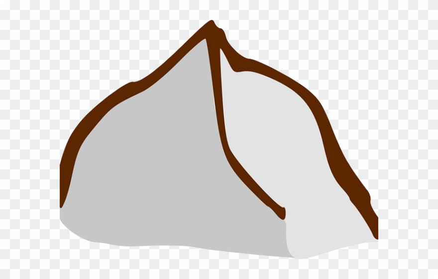 Brown Mountain Clipart - Png Download