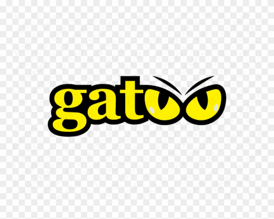 Gatoo Logo Design Included With Business Name And Domain Clipart