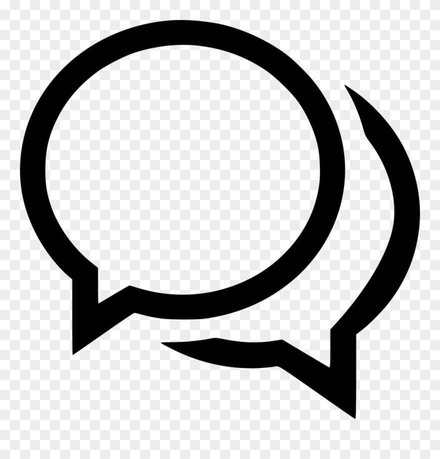 Bubble Chat Group Conversation Comments Clipart