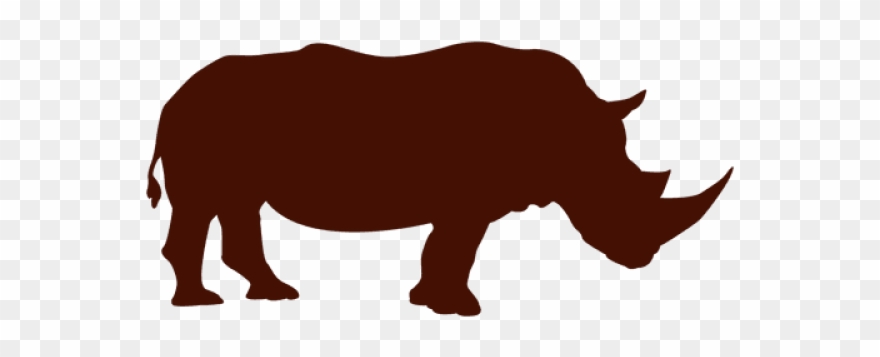 Rhinoceros Clipart Svg - Png Download
